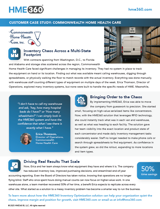Customer Case Study:  Commonwealth Home Health Care