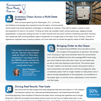 Customer Case Study:  Commonwealth Home Health Care